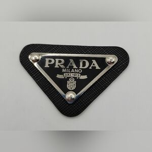 Prada Black and Silver Logo ONLY 3 LEFT